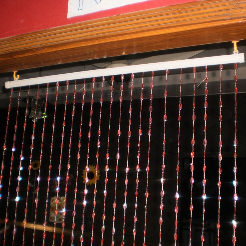 Beaded Curtains with PVC Fitting Pipe Lajawab.Pk